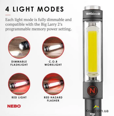 Ліхтар ручний Nebo Big Larry 2 (NB NEB-6737-G)