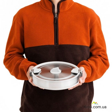 Каструля складана Sea to Summit Detour Stainless Steel Collapsible Pot 5 L, Moonstruck Grey (STS ACK026021-671804)