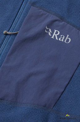 Кофта чоловіча флісова Rab Tecton Jacket, Deep Ink, M (QFG-03-DIK-LRG)