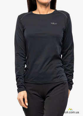 Футболка c длинным рукавом женская Rab Force LS Tee Wmns, Beluga, S (10) (RB QBL-08-BEL-10)