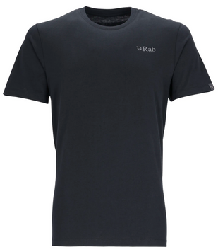 Футболка мужская Rab Stance Mountain Peak Tee, Beluga, L (RB QCB-66-BEL-LRG)