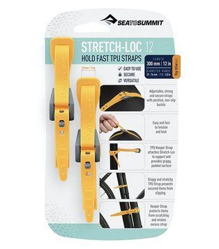 Набор стяжек See to Summit Stretch-Loc, 2 Pack, 12х300, Yellow (STS ASLSTRP12X300YW)