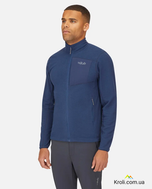Кофта чоловіча флісова Rab Tecton Jacket, Deep Ink, M (QFG-03-DIK-LRG)