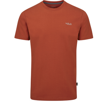 Футболка мужская Rab Basecamp 3 Peaks Tee, Red Clay, XL (RB QCC-05-RCY-XLG)