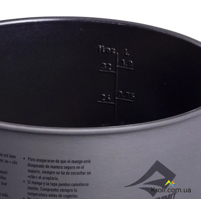 Каструля Sea to Summit Frontier UL Pot, 1,3 L, Dark Gray (STS ACK027011-381707)