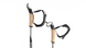 Палки для скандинавской ходьбы Silva EX-Pole Alu Adjustable, Orange (SLV 56065-7000)