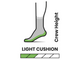 Шкапрпетки чоловічі Smartwool Hike Light Cushion Print Crew Socks, Charcoal, L (SW SW001739.003-L)