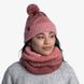 Теплая зимняя шапка Buff Knitted & Polar Hat MASHA Blossom (BU 120855.537.10.00)