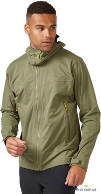 Куртка чоловіча мембранна Rab Kinetic 2.0 Jacket, Light Khaki, L (RB QWG-74-LKH-LRG)
