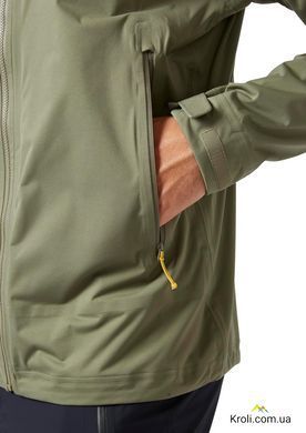 Куртка чоловіча мембранна Rab Kinetic 2.0 Jacket, Light Khaki, L (RB QWG-74-LKH-LRG)