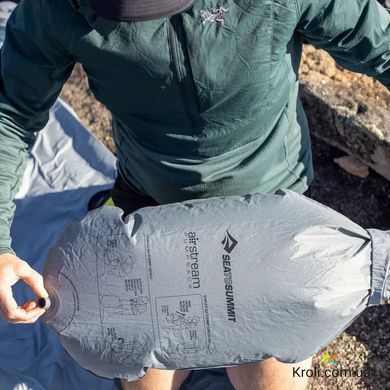 Коврик надувной Sea to Summit Ether Light XR Insulated ASC Mat, Dark Gray, Regular Rectang Wide, 183х64х10см (STS ASL051152-291703)