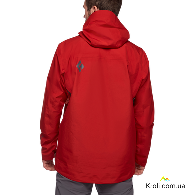 Чоловіча мембранна куртка Black Diamond M Liquid Point Shell Red Rock, XL (BD K8496019XLG1)