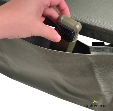 Розкладачка Base Camp Camping Bed, Olive Green (BCP 10601)