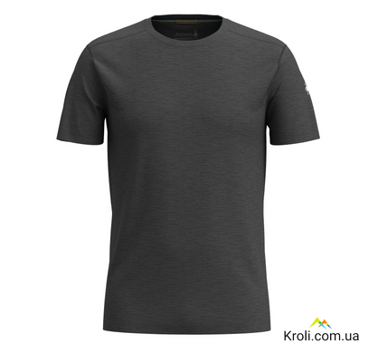 Футболка чоловіча Smartwool Men's Merino Short Sleeve Tee, Iron Heather, M (SW SW016948.D36-M)