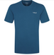 Футболка мужская Rab Stance Mountain Peak Tee, Tempest Blue, M (RB QCB-66-TMB-MED)