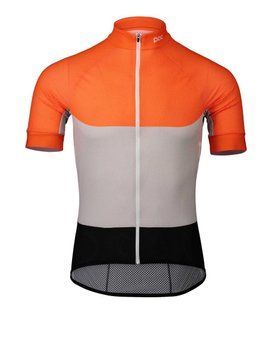 Велоджерсі POC Essential Road Light Jersey, Granite Grey / Zink Orange, M (PC 582128287MED1)