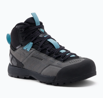Черевики жіночі Black Diamond W Mission LTHR MD WP, Steel Grey/Costal Blue, 39,5 (8,5) (BD 58002793750851)