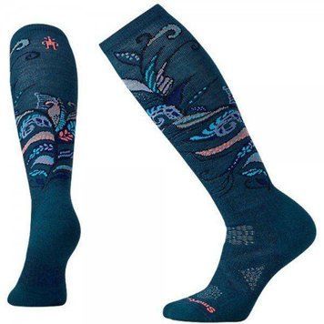 Шкарпетки жіночі Smartwool PhD Ski Medium Pattern Deep Sea Coral, M (SW 15018.340-M)