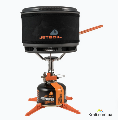 Кастрюля керамическая туристическая Jetboil FluxRing Cook Pot, Black, 1.5л (JB CRCPT15)