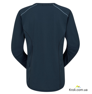 Футболка з довгим рукавом жіноча Rab Force LS Tee Wmns, Tempest Blue, S (10) (RB QBL-08-TMB-10)