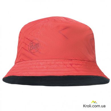 Панама Buff Travel Bucket Hat, Collage Red-Black - M/L (BU 117204.425.25.00)