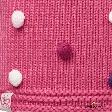Повязка на шею Buff Child Neckwarmer Knitted and Polar Odell Ibis Rose/Raspberry детская (BU 113446.518.10.00)