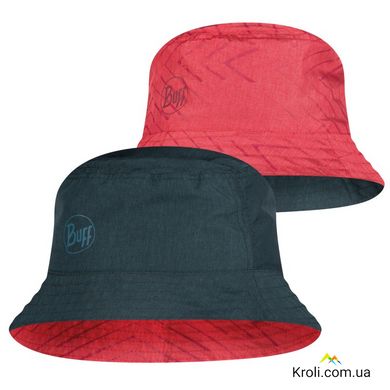 Панама Buff Travel Bucket Hat, Collage Red-Black - M/L (BU 117204.425.25.00)