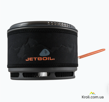 Кастрюля керамическая туристическая Jetboil FluxRing Cook Pot, Black, 1.5л (JB CRCPT15)