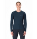 Футболка з довгим рукавом жіноча Rab Force LS Tee Wmns, Tempest Blue, S (10) (RB QBL-08-TMB-10)