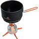 Кастрюля керамическая туристическая Jetboil FluxRing Cook Pot, Black, 1.5л (JB CRCPT15)