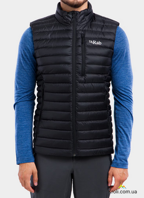 Жилет чоловічій Rab Microlight Vest Black, L (RB QDB-18-BL-L)