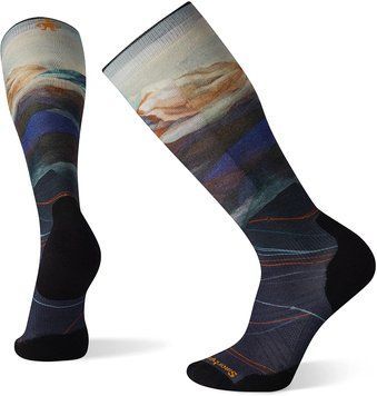 Шкарпетки чоловічі Smartwool Performance Ski Targeted Cushion Homechetler Print OTC, Deep Navy, 42-45 (SW SW001282.092-L)