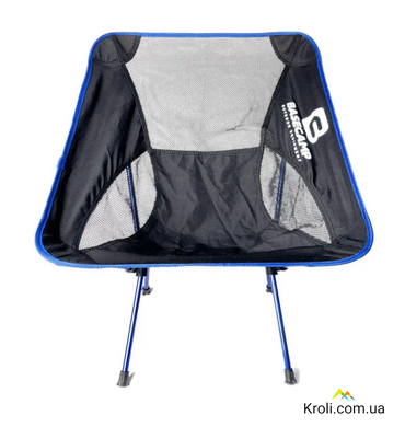 Крісло туристичне BaseCamp Compact, 50x58x56 см, Black/Blue (BCP 10307)
