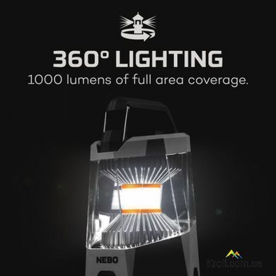 Ліхтар кемпінговий Nebo Galileo 1000 люмен (NB NEB-LTN-0004-G)