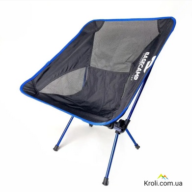 Крісло туристичне BaseCamp Compact, 50x58x56 см, Black/Blue (BCP 10307)