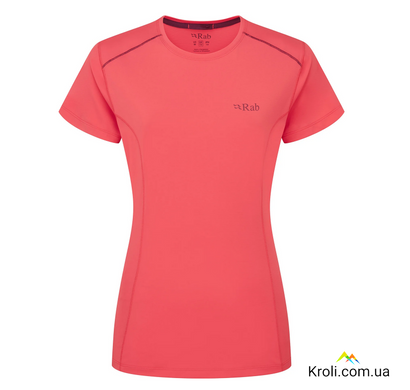 Футболка жіночі Rab Force Tee Wmns, Hibiscus, M (12) (RB QBL-06-HIB-12)