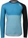 Джерсі POC MTB Pure LS Jersey, Uranium Black / Basalt Blue / Lt Basalt Blue, S (PC 528448321SML1)