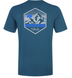 Футболка мужская Rab Stance Mountain Peak Tee, Tempest Blue, XL (RB QCB-66-TMB-XLG)