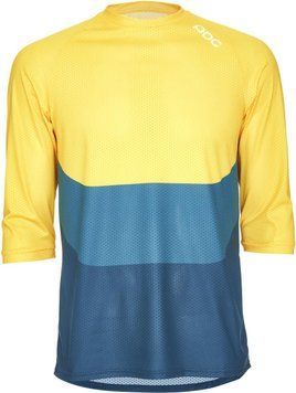 Велоджерсі POC Essential Enduro 3/4 Light Jersey, Sulphite Multi Yellow, S (PC 528338240SML1)