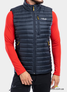 Жилет мужской Rab Microlight Vest, Beluga, M (RB QDB-18-BE-M)