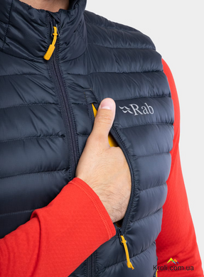Жилет мужской Rab Microlight Vest, Beluga, M (RB QDB-18-BE-M)
