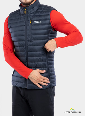 Жилет мужской Rab Microlight Vest, Beluga, M (RB QDB-18-BE-M)