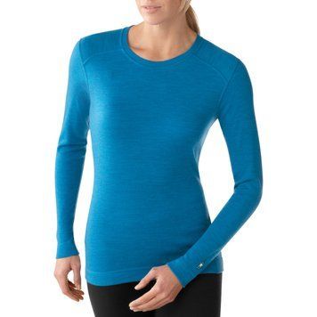 Термофутболка женская Smartwool Wm&rsquo;s NTS Mid 250 Crew, Arctic Blue Heather, S (SW SS224.033-S)