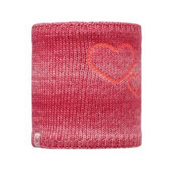 Пов'язка на шию Buff Child Neckwarmer Knitted and Polar Monster Merry Pink / Raspberry дитяча (BU 113449.538.10.00)