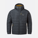 Куртка чоловічаі пухова Rab Microlight Alpine Jacket куртка чоловіча, Beluga, L (RB QDB-12-BE-L)