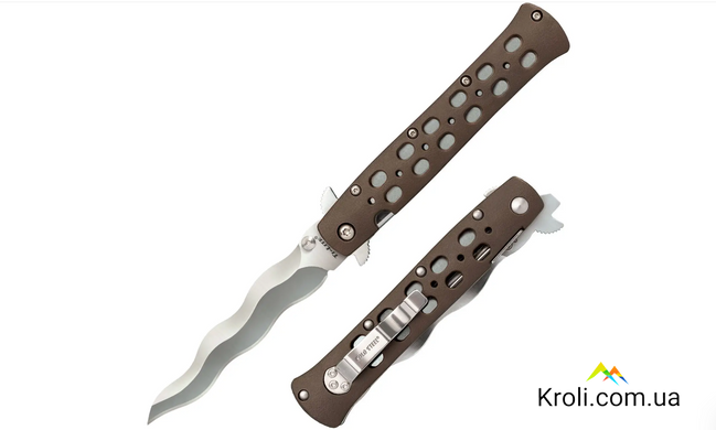 Ніж розкладний Cold Steel 4" TI-Lite, ZY-EX Handle, Black (CST CS-26SP)