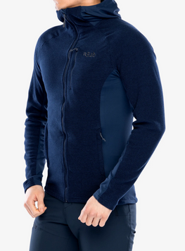 Кофта чоловіча Rab Capacitor Hoody, Deep Ink, L (RB QFF-02-DIK-LRG)
