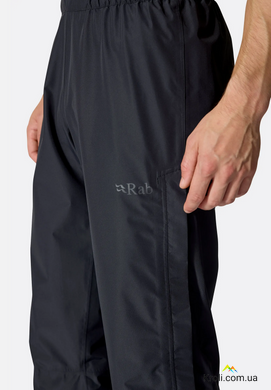 Штаны мужские Rab Downpour Pants, Black, L, Regular (RB QWI-27-BLK-LRG)