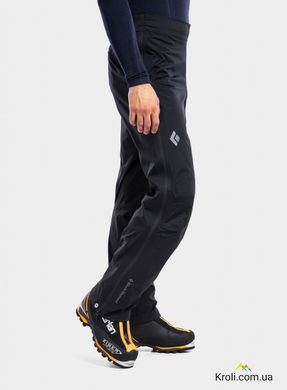 Штаны мужские Black Diamond Stormline Stretch FL ZP Rain Pants Long, XL - Black (BD Z9LC0002XLL1)