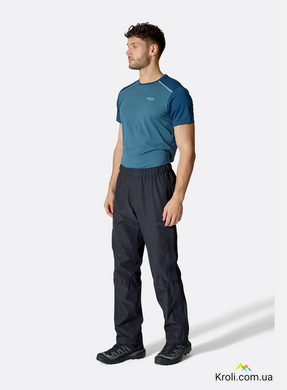 Штаны мужские Rab Downpour Pants, Black, L, Regular (RB QWI-27-BLK-LRG)